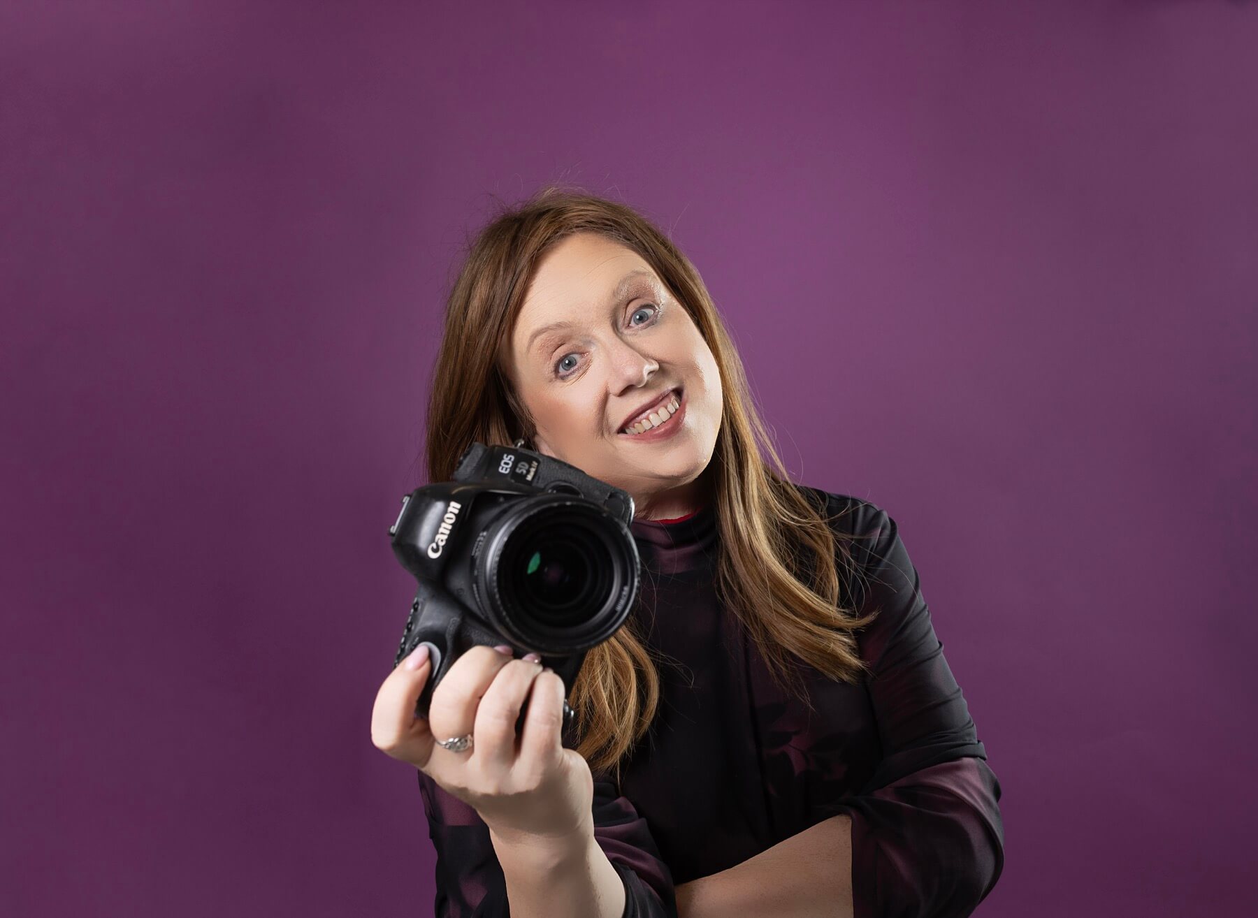 Annette Burke 4Ever Photos Northern Ireland wedding photographer with Canon camera