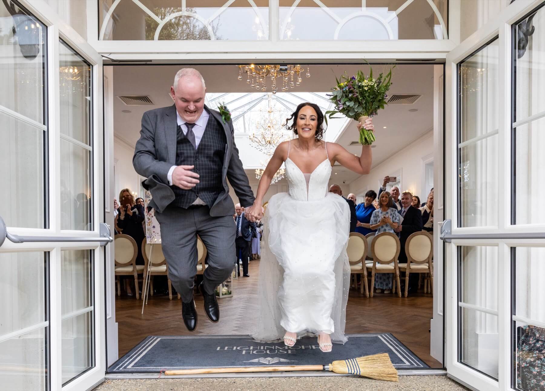 Leighinmohr House Hotel wedding ceremony
