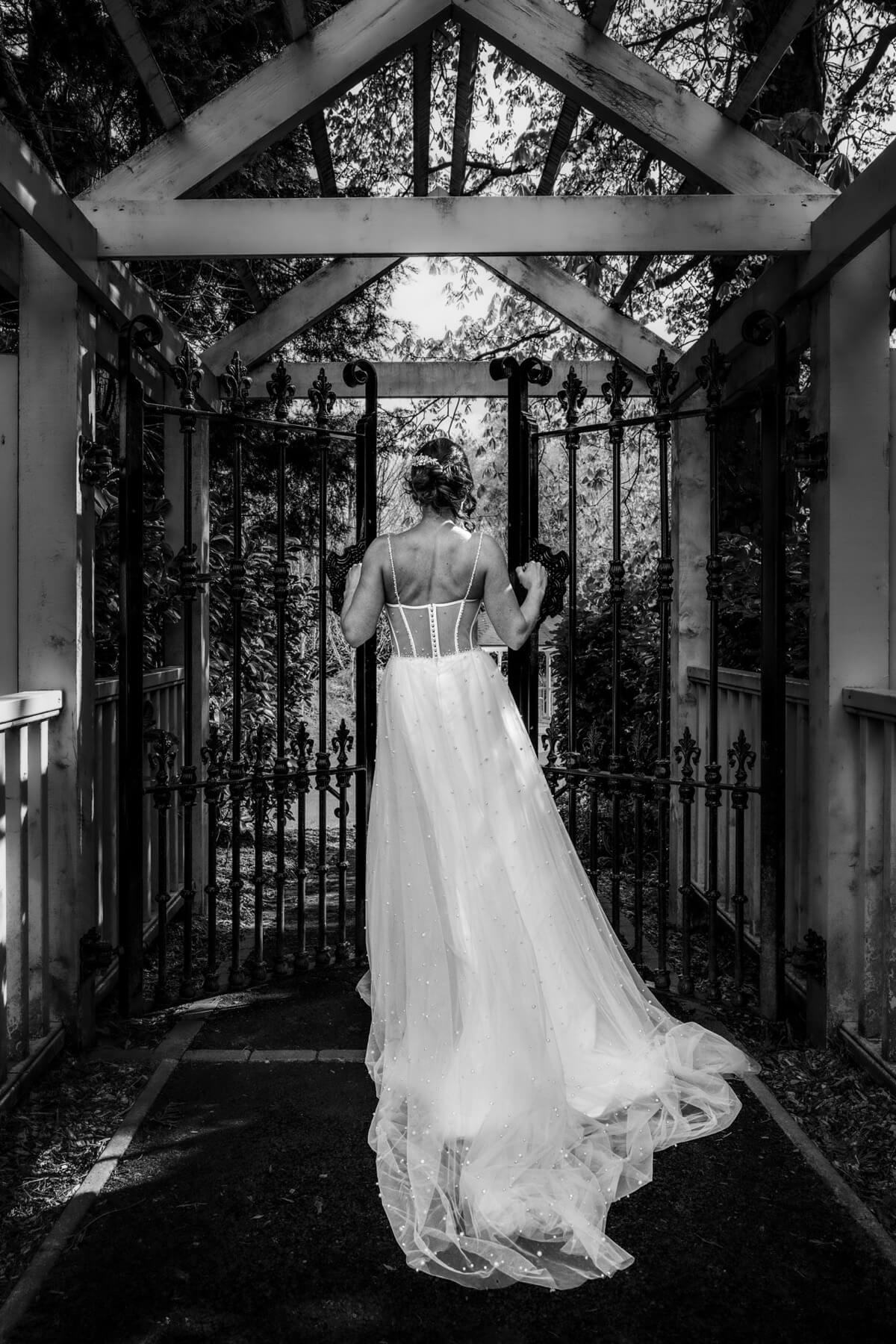 Leighinmohr House Hotel wedding garden portrait Northern Ireland wedding photography