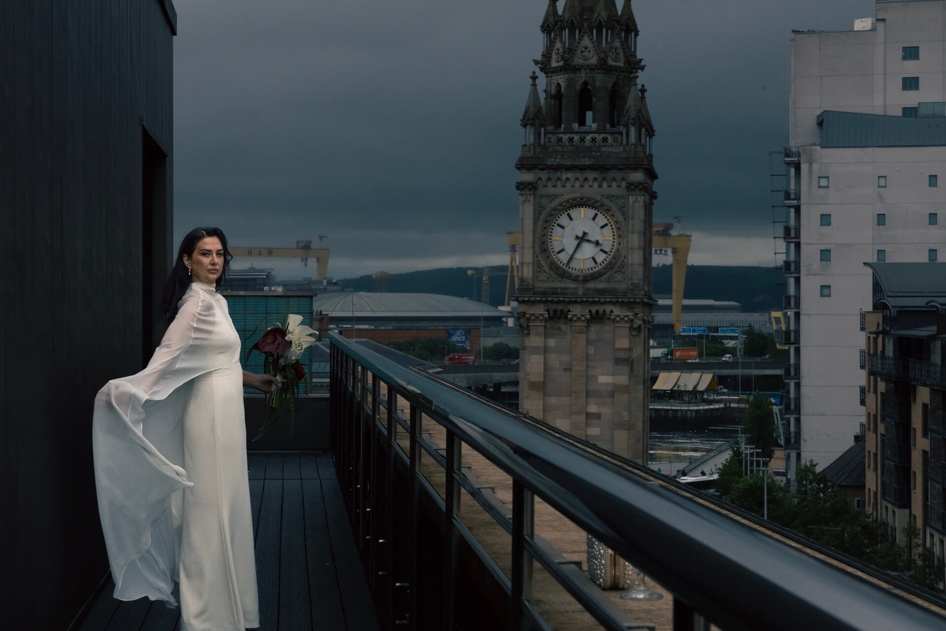 Merchant Hotel Belfast rooftop Albert Clock